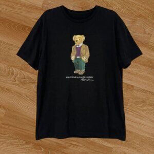Black - Polo Bear Ralph Lauren T shirt